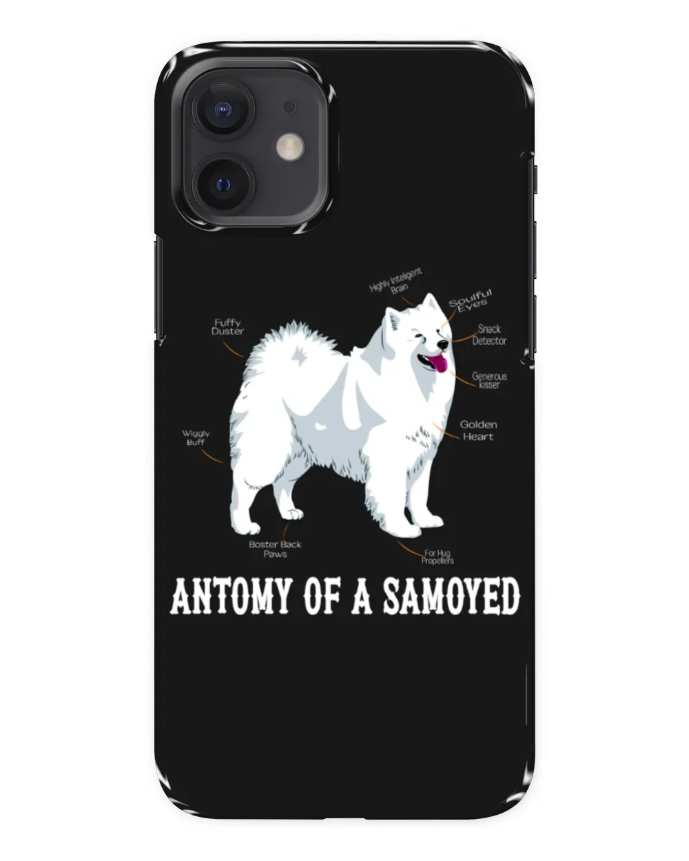 Samoyed Dog Anatomy