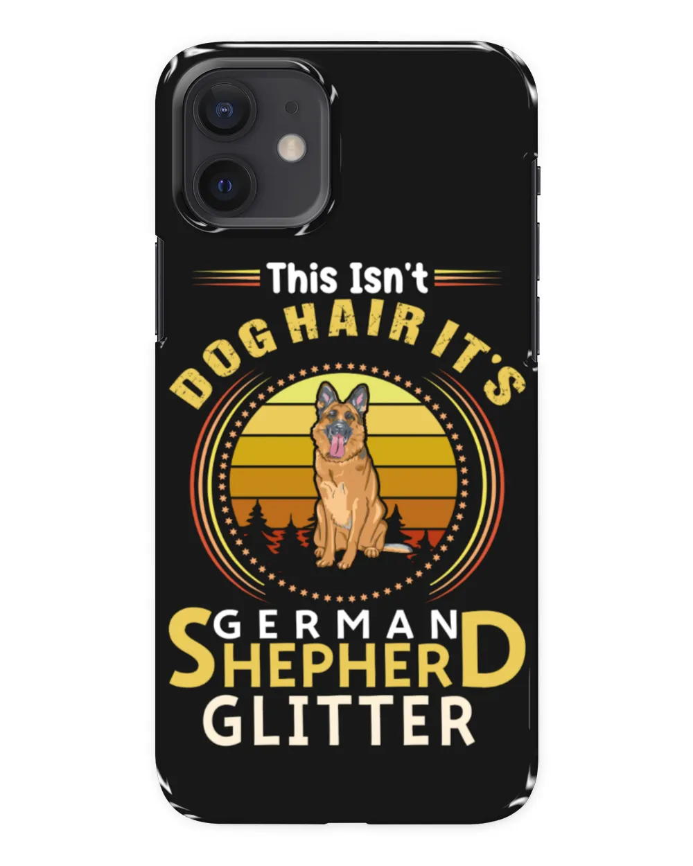 This Isn't Dog Hair It's German Shepherd Glitter Personalized Grandpa Grandma Mom Sister For Dog Lovers