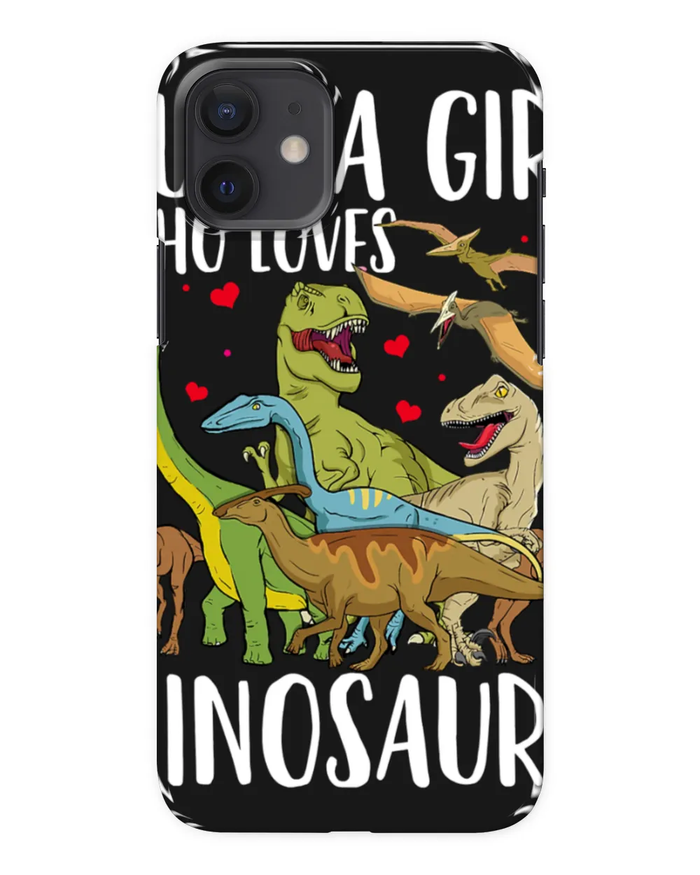 Dinosaur Just a Girl Who Loves Dinosaurs Brachiosaurus T-Shirt