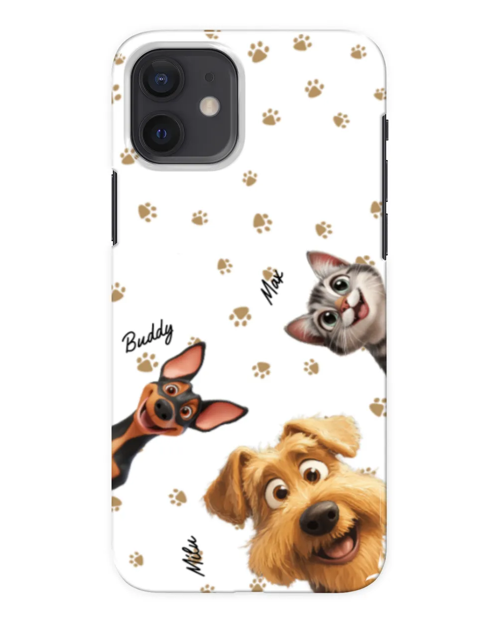 Peek A Boo Pet - Personalized Clear Phone Case, Gift For Cat Loves, Gift Idea For Cat Loves