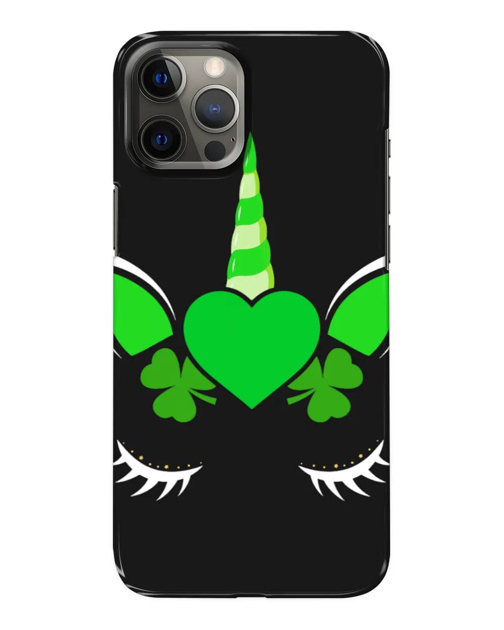 Pony Unicorn Shamrock Clover Unicorn St Patricks day Girl Kid Toddler 2 Ponies