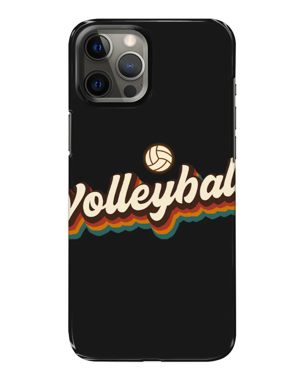 Retro Volleyball Design Volleyball