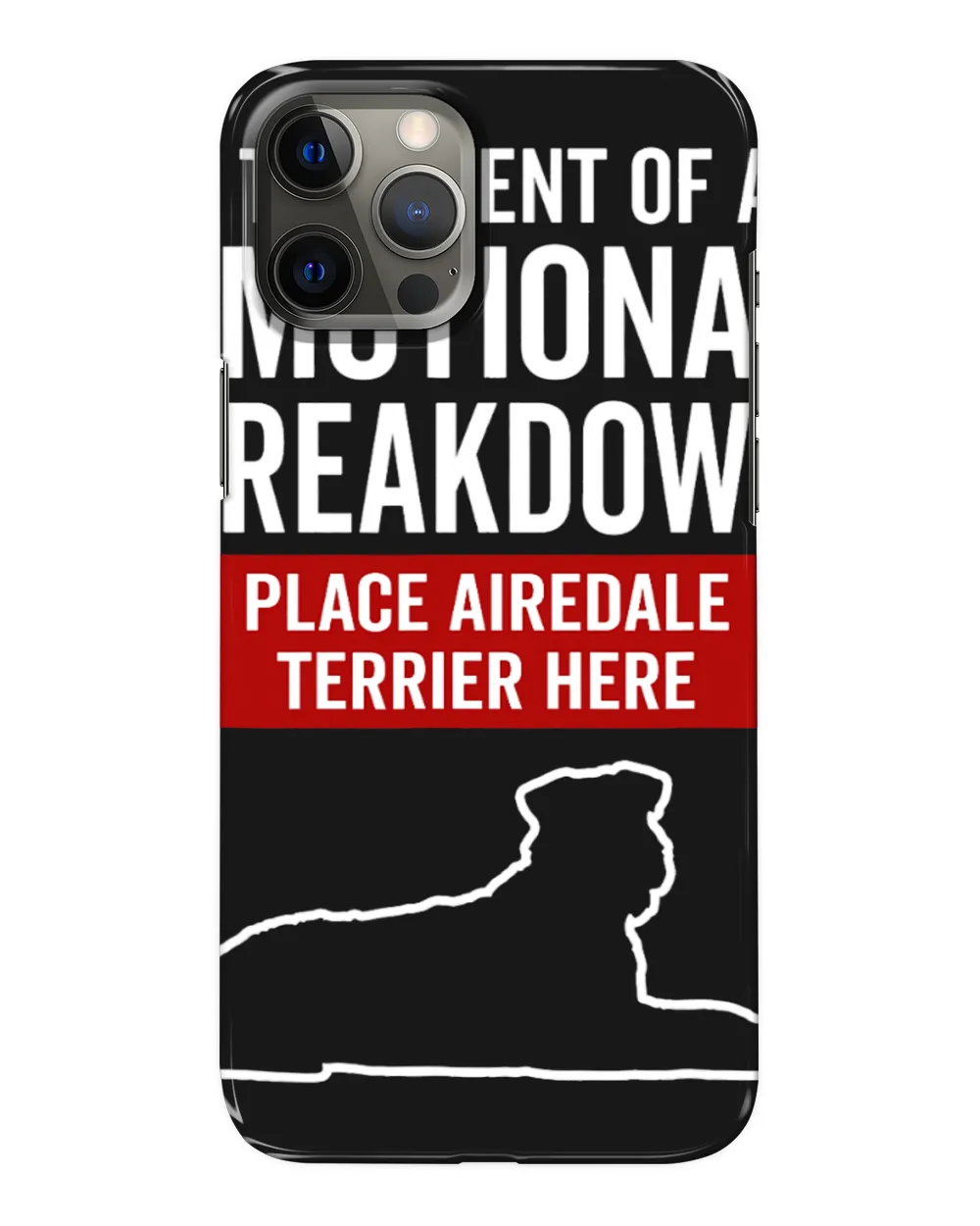 Dog Airedale Terrier In Event Of Emotional Breakdown Dog Airedale Terrier