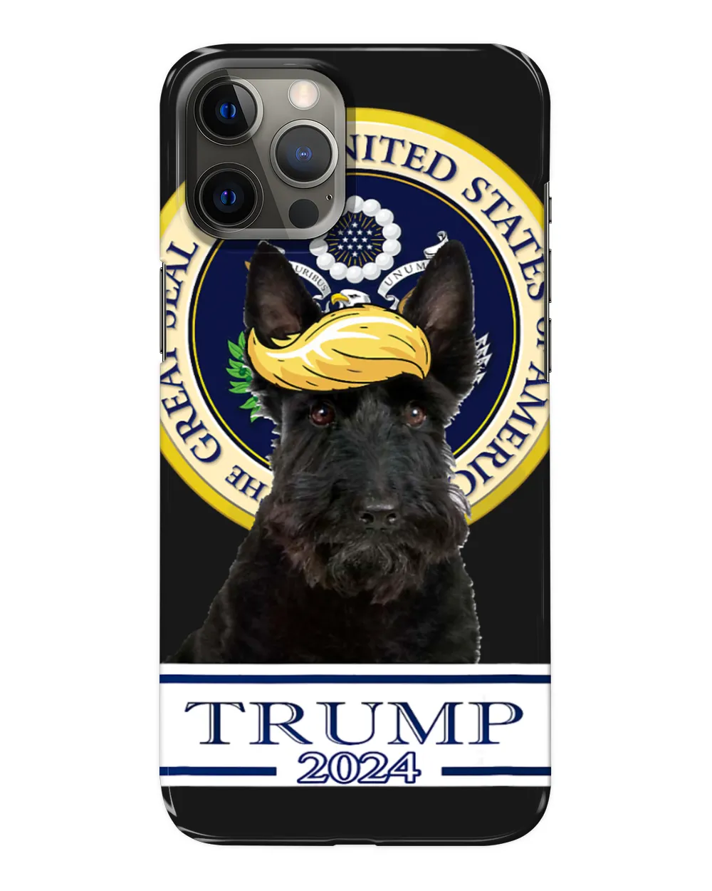 Dog Scottish Terrier Trump 2024 Scottish Terrier