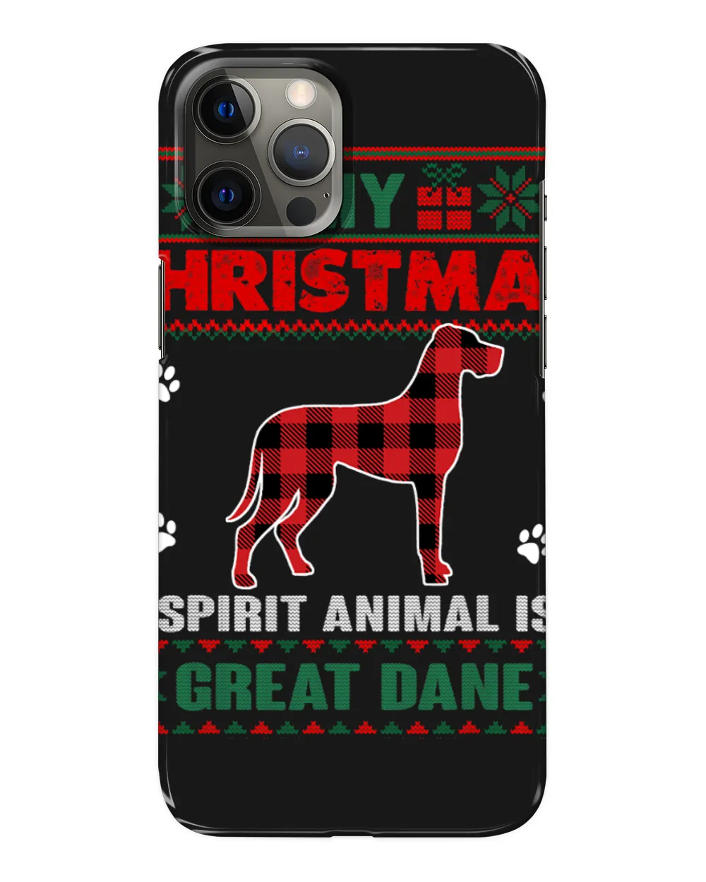 Dog Great Dane My Spirit Animal Is Great Dane Dog Ugly Christmas Sweater