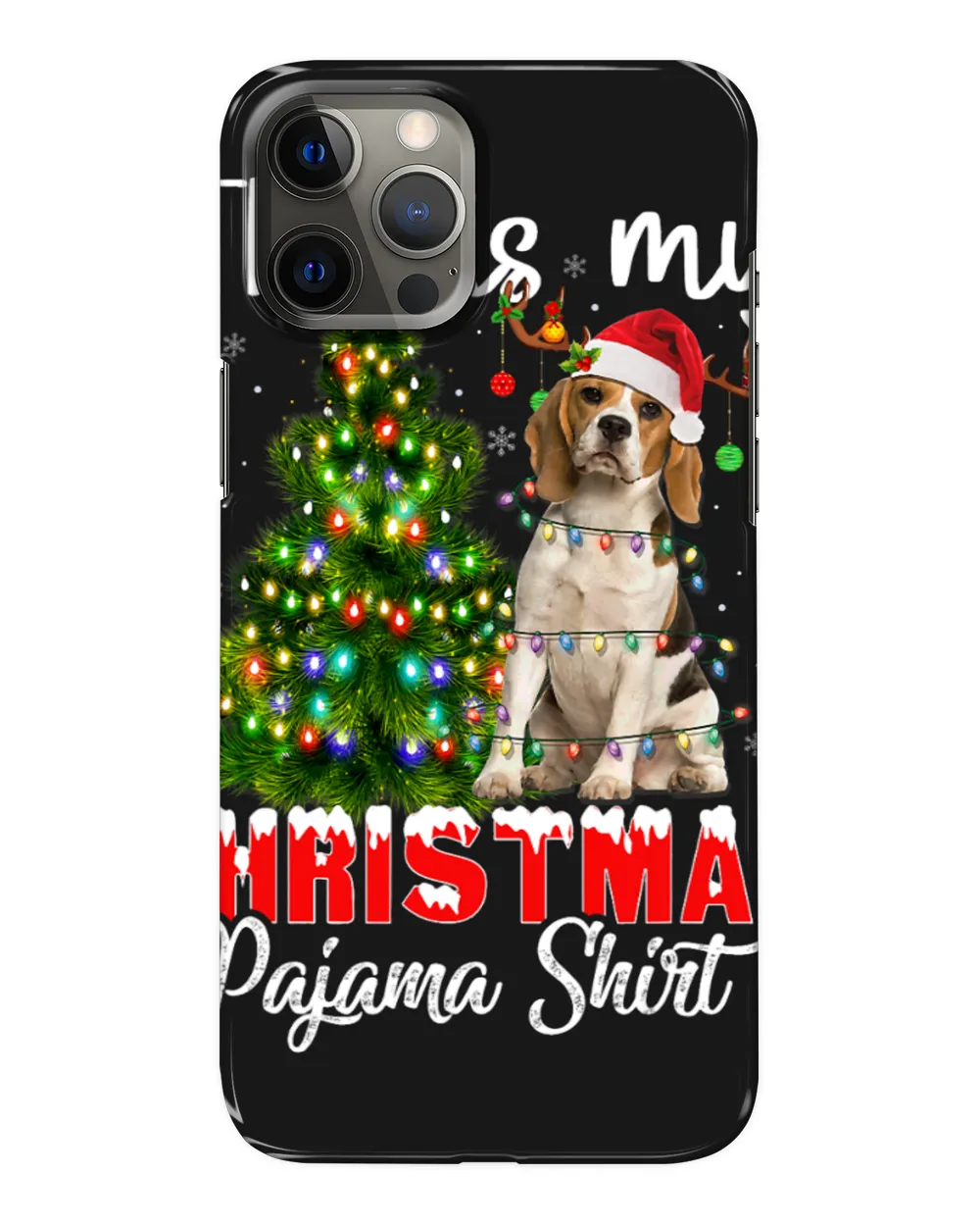 This Is My Christmas Pajama Shirt Beagle Dog Lover Xmas