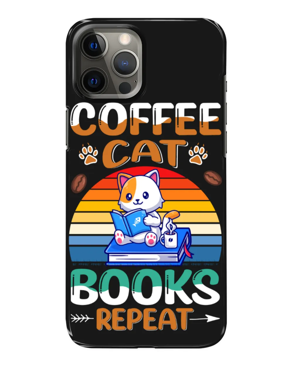 Coffee Cat Book Repeat