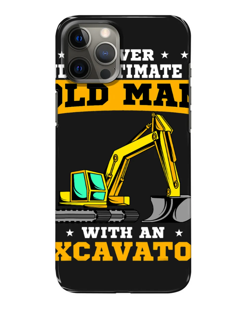 Heavy Equipment Operator Excavator Grandpa Grandfather