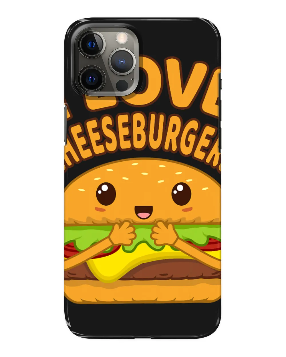 I Love Cheeseburgers Hamburger Burger Food Lover Graphic