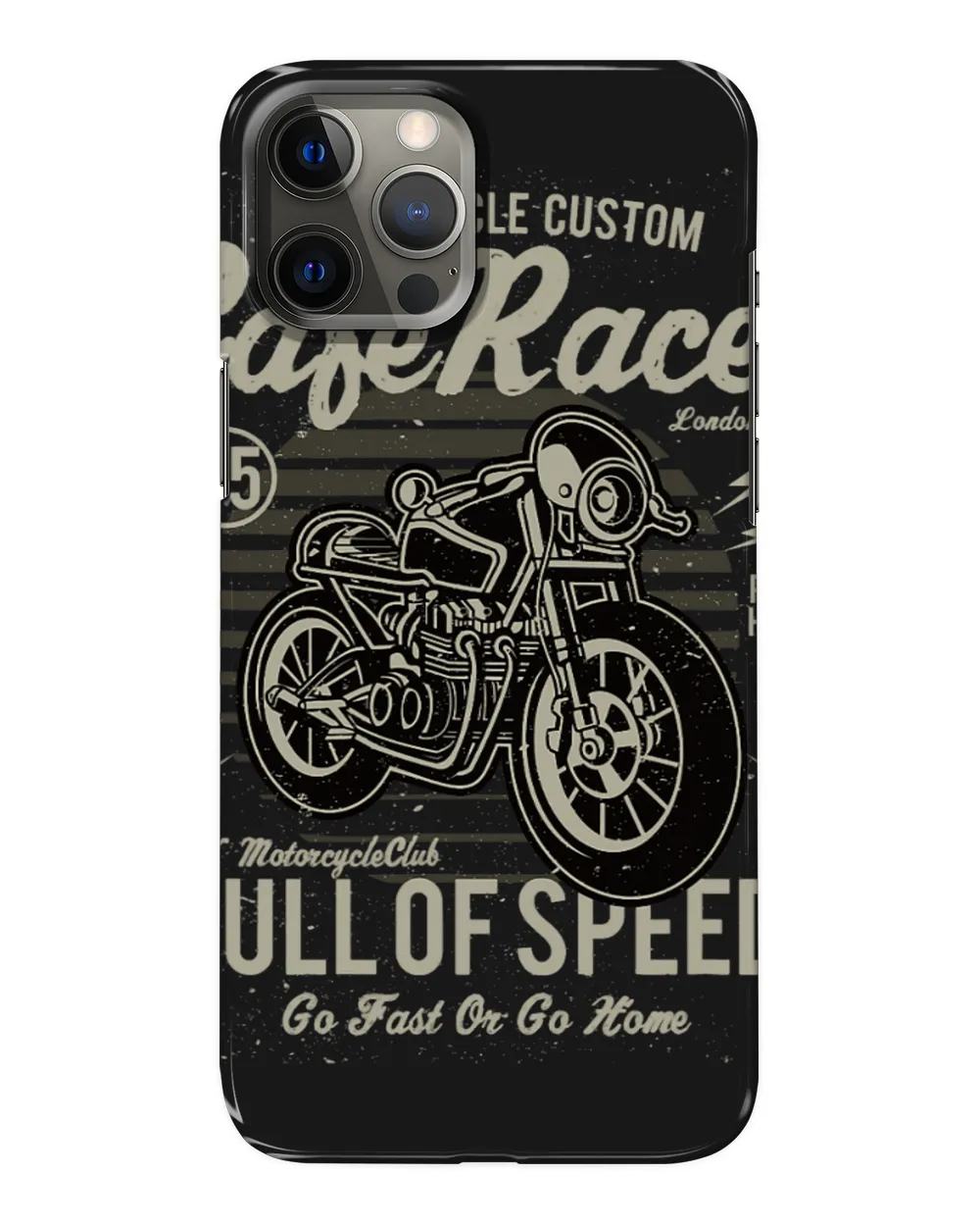 Cafe Racer motorcyclists and bikers