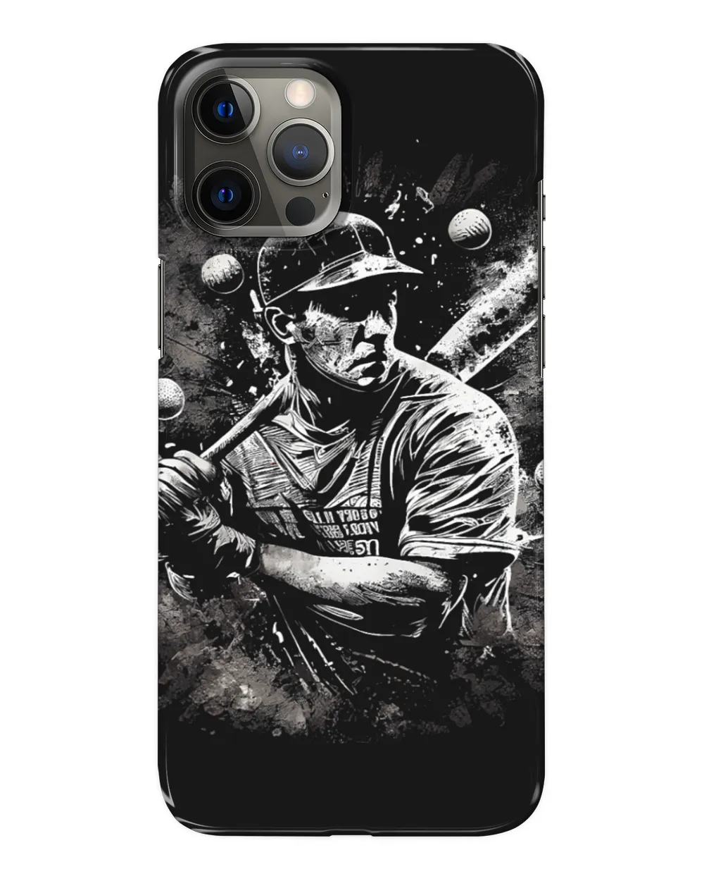 Baseball Player Bat Graphic Tees for Men Women Boys Girls