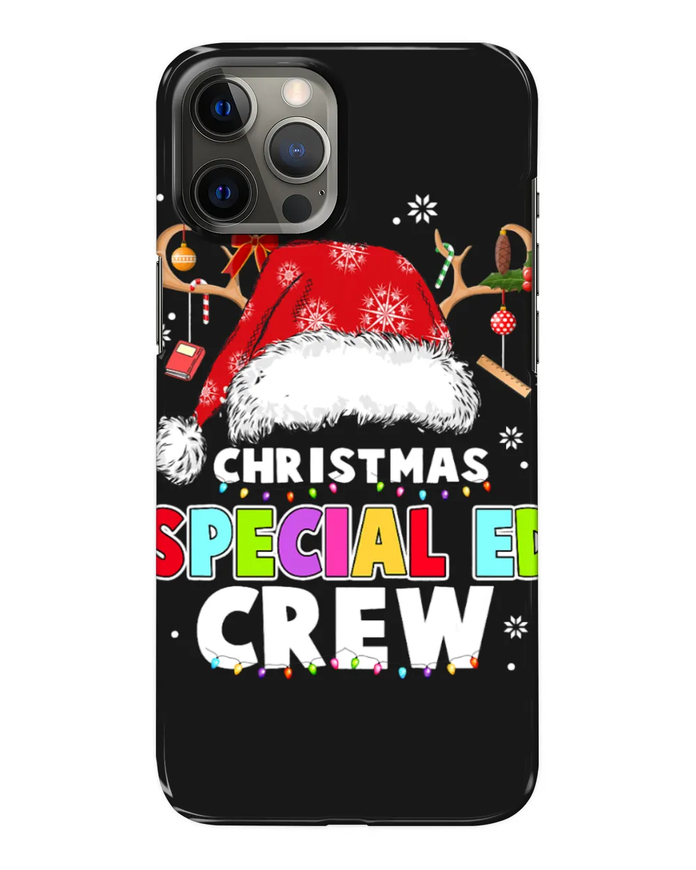 Christmas Special Ed Crew Santa Hat Xmas Light