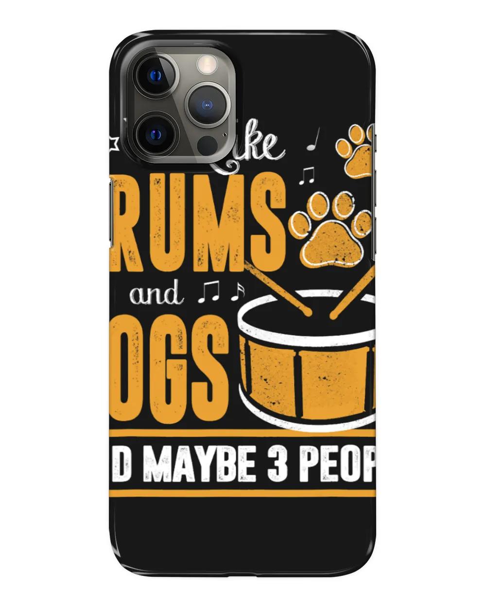Funny Dog Apparel I Like Drums And Dogs And Maybe 3 People