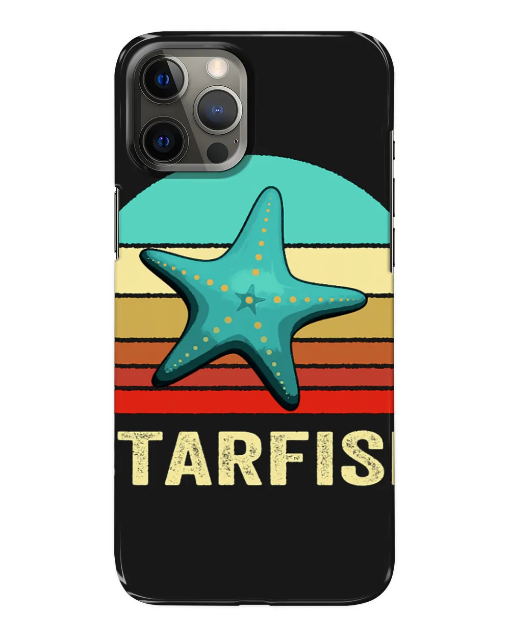 Starfish Lover Vintage Retro Style Sunset Starfish