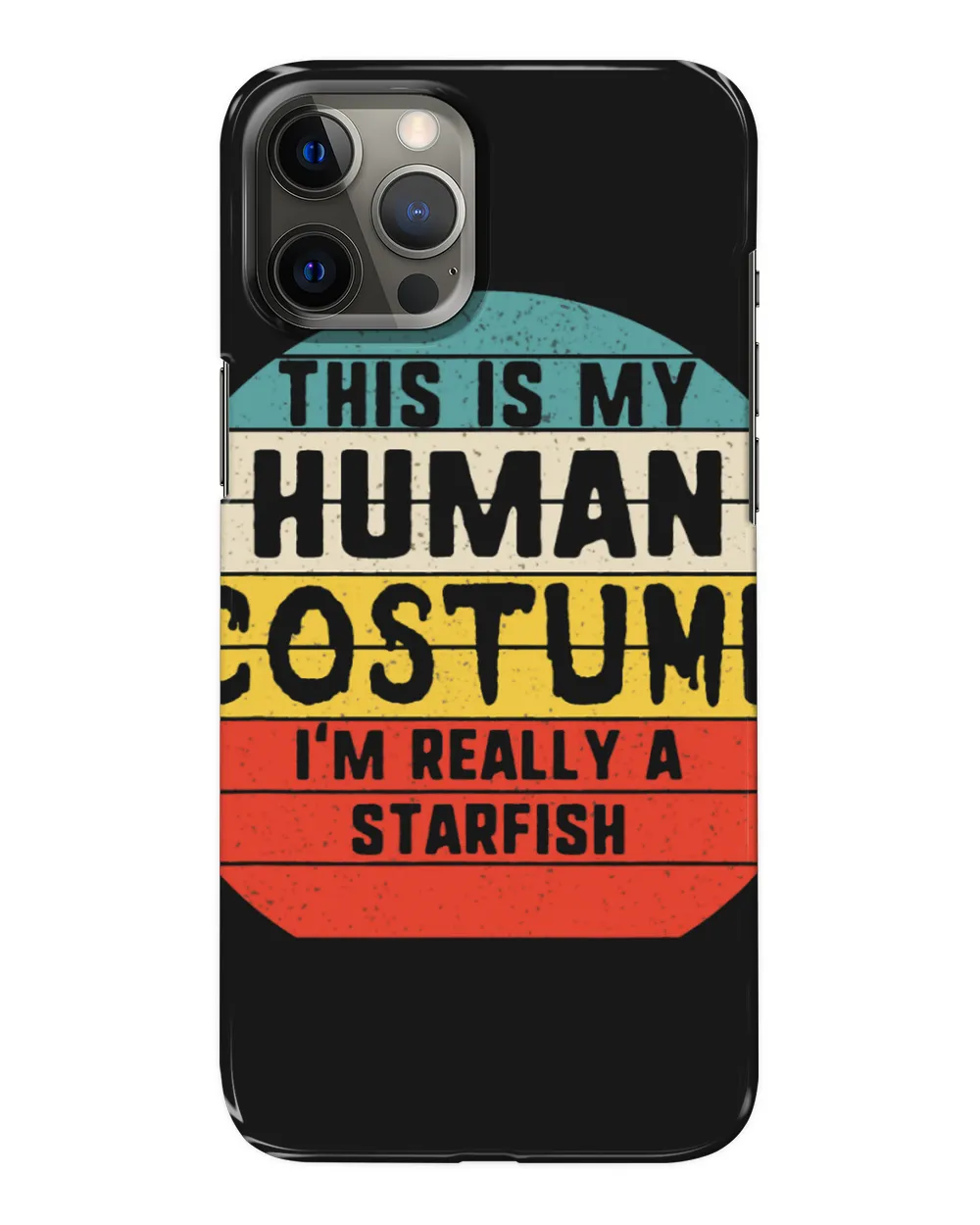 Starfish Lover Vintage This Is My Human Costume Im Starfish Halloween