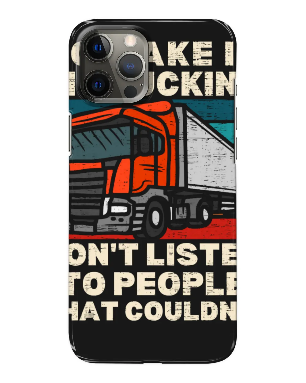 Retro Vintage Trucker Big Rig Truck Driver Gift Classic T-Shirt