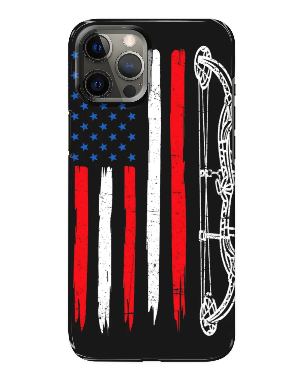 Archery Bow USA Flag Funny Archery Sport