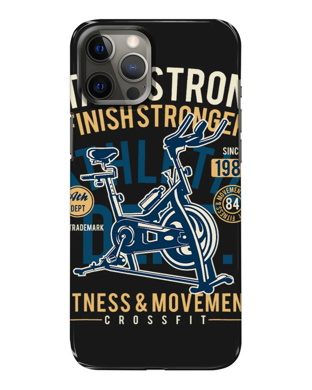 Cycling Cycle Start Strong Finish Stronger Gift for cyclists