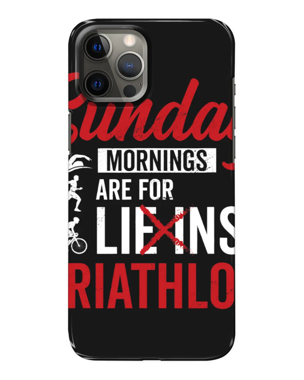 Cycling Cycle Sunday Mornings Are For Triathlons Triathlete Bike Swim Run