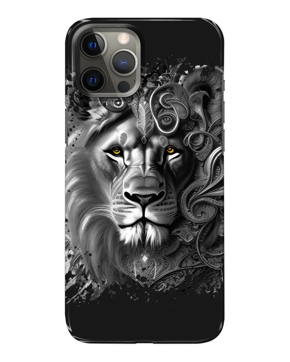 Lion Gift Wild Cat blackandwhite Lion
