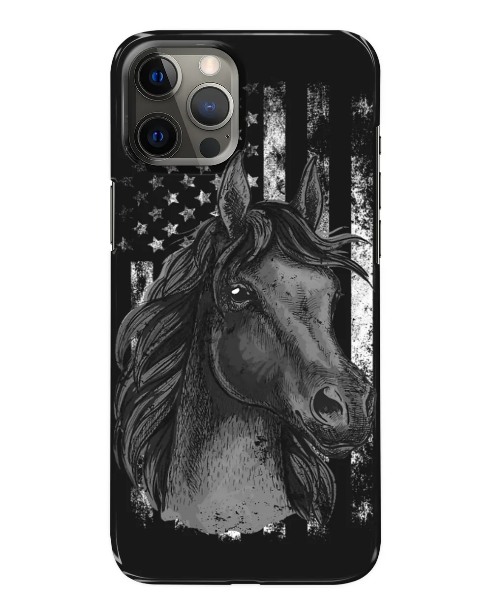 Horse Lover Patriotic Horse Shirt Flag Horse American Flag Horse Riding
