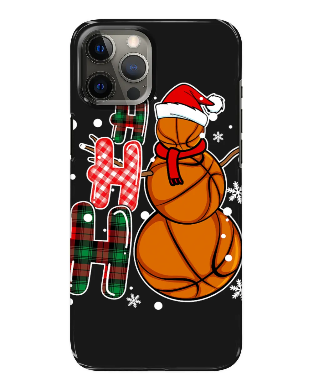 Basketball Gift HoHoHo Basketball Santa Snowman Funny Christmas 224
