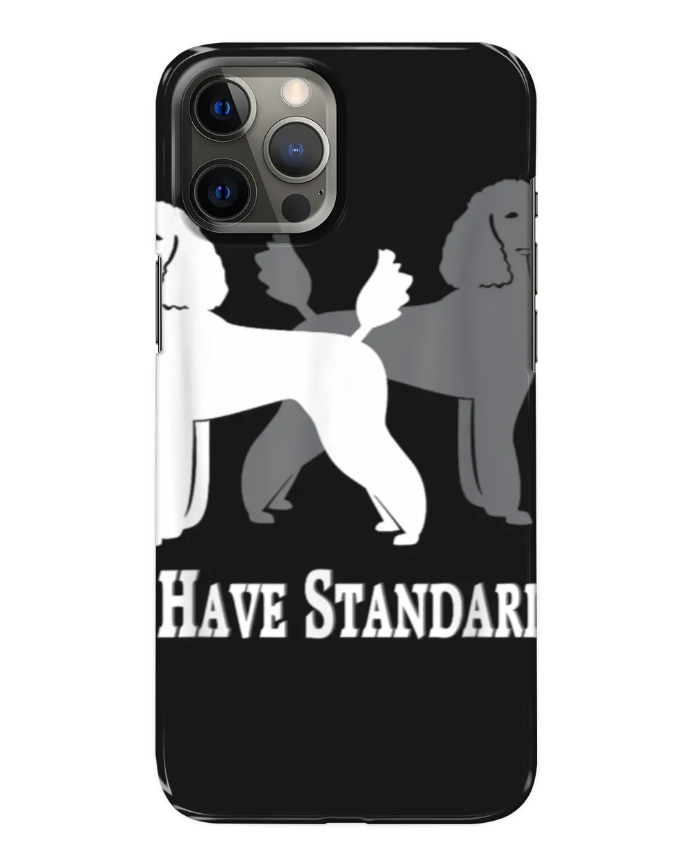 I Have Standards NickerStickers Poodle Dog