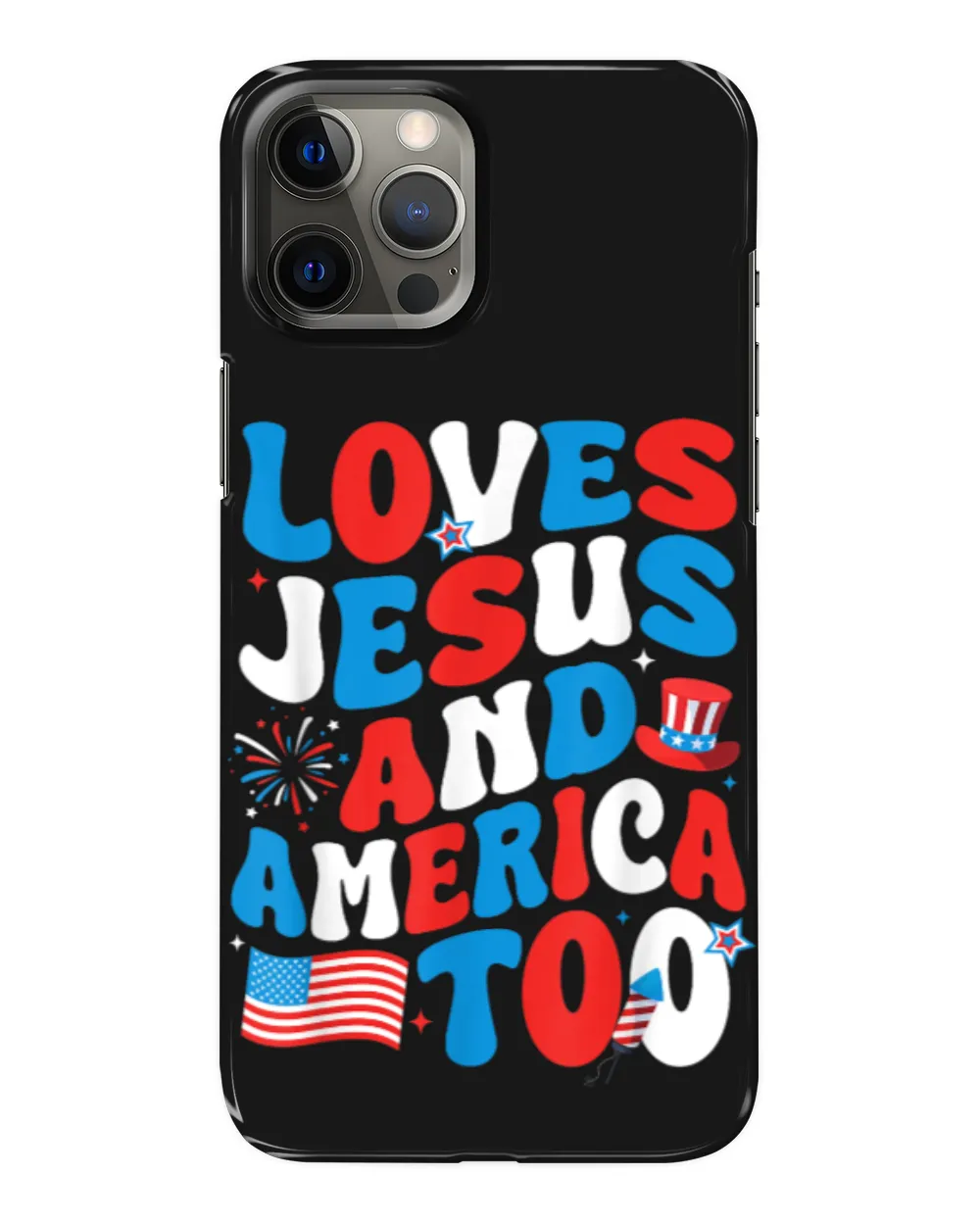 Patriotic Apparel Loves god America Too