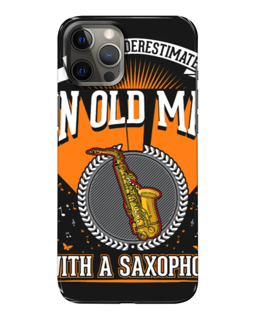 Funny Saxophone Old Man Saxophone Player Grandpa Saxophonist 4