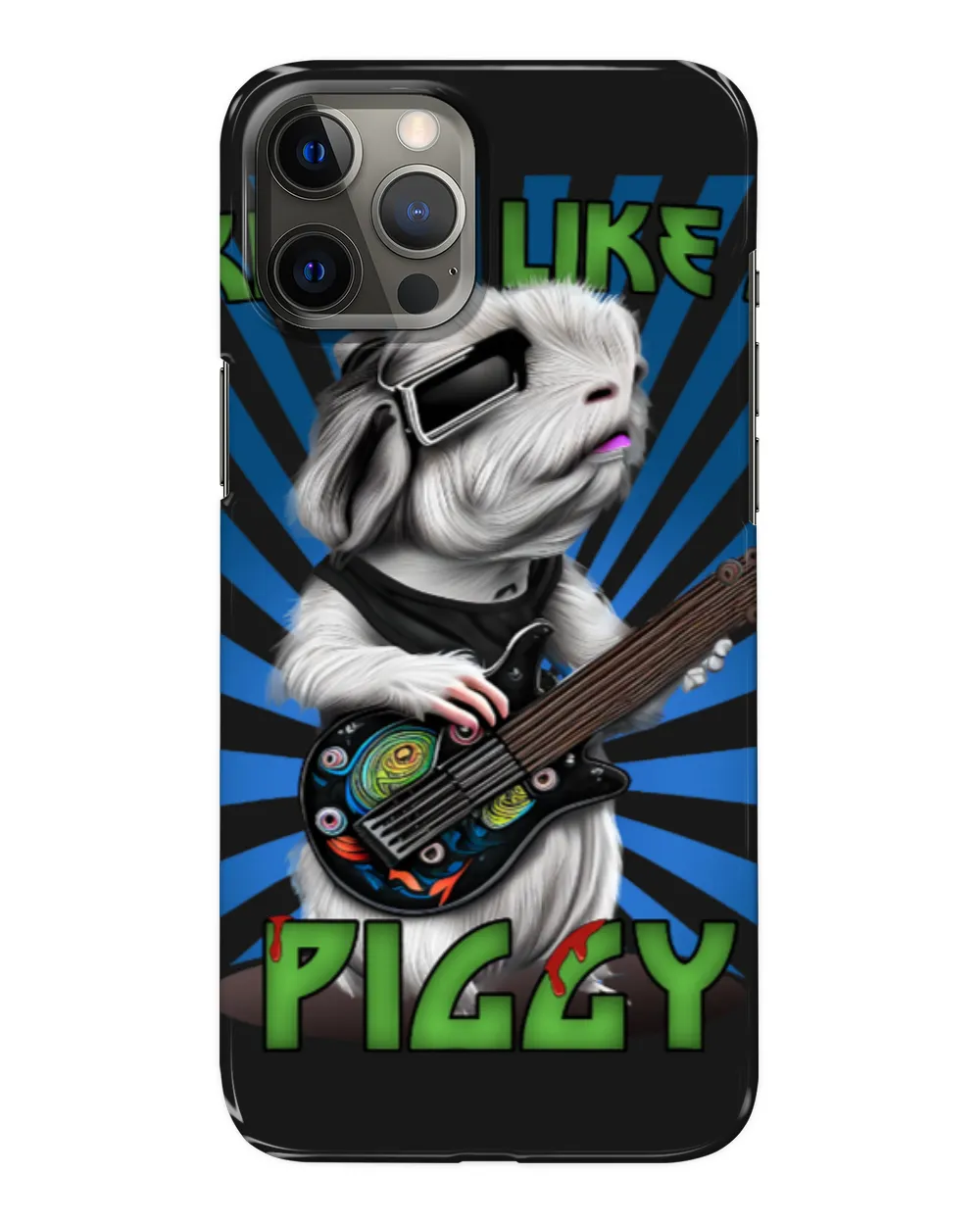 Funny Guitar Guinea Pig Rock Guitarist