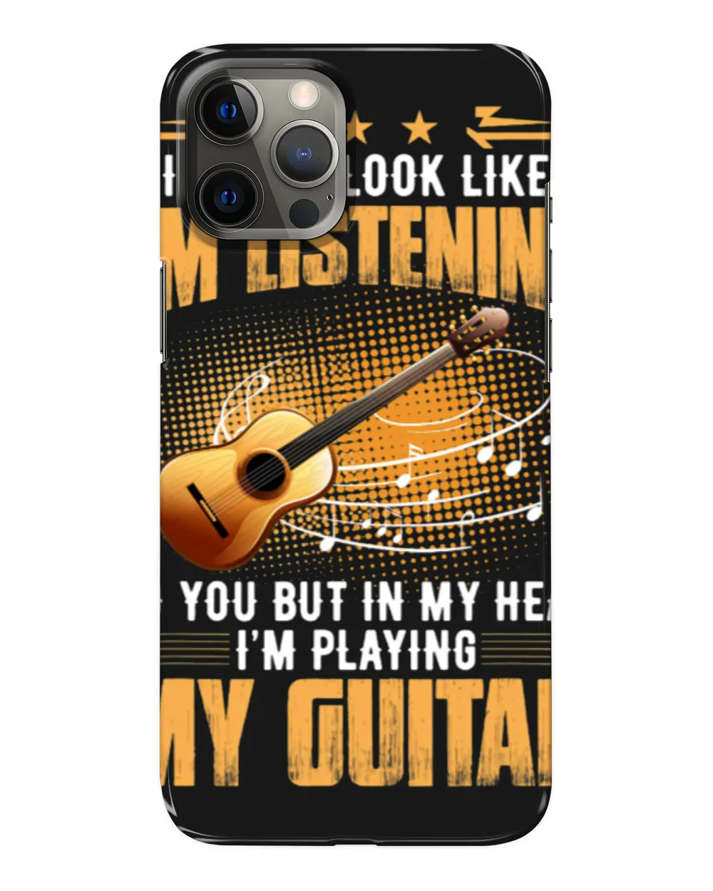 Funny Guitar I Might Look Like Im Listening To You Guitar Gift