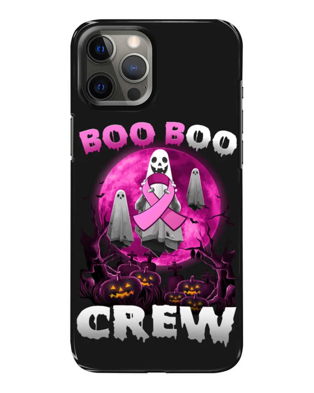 Breast Cancer BOO BOO CREW Halloween Cancer Survivor