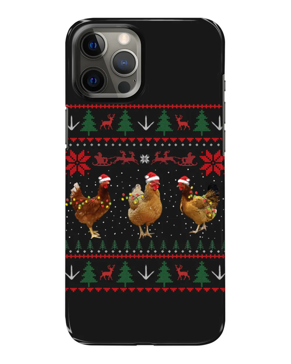 Chicken Ugly Christmas Sweater Funny Xmas 14 Hen Rooster