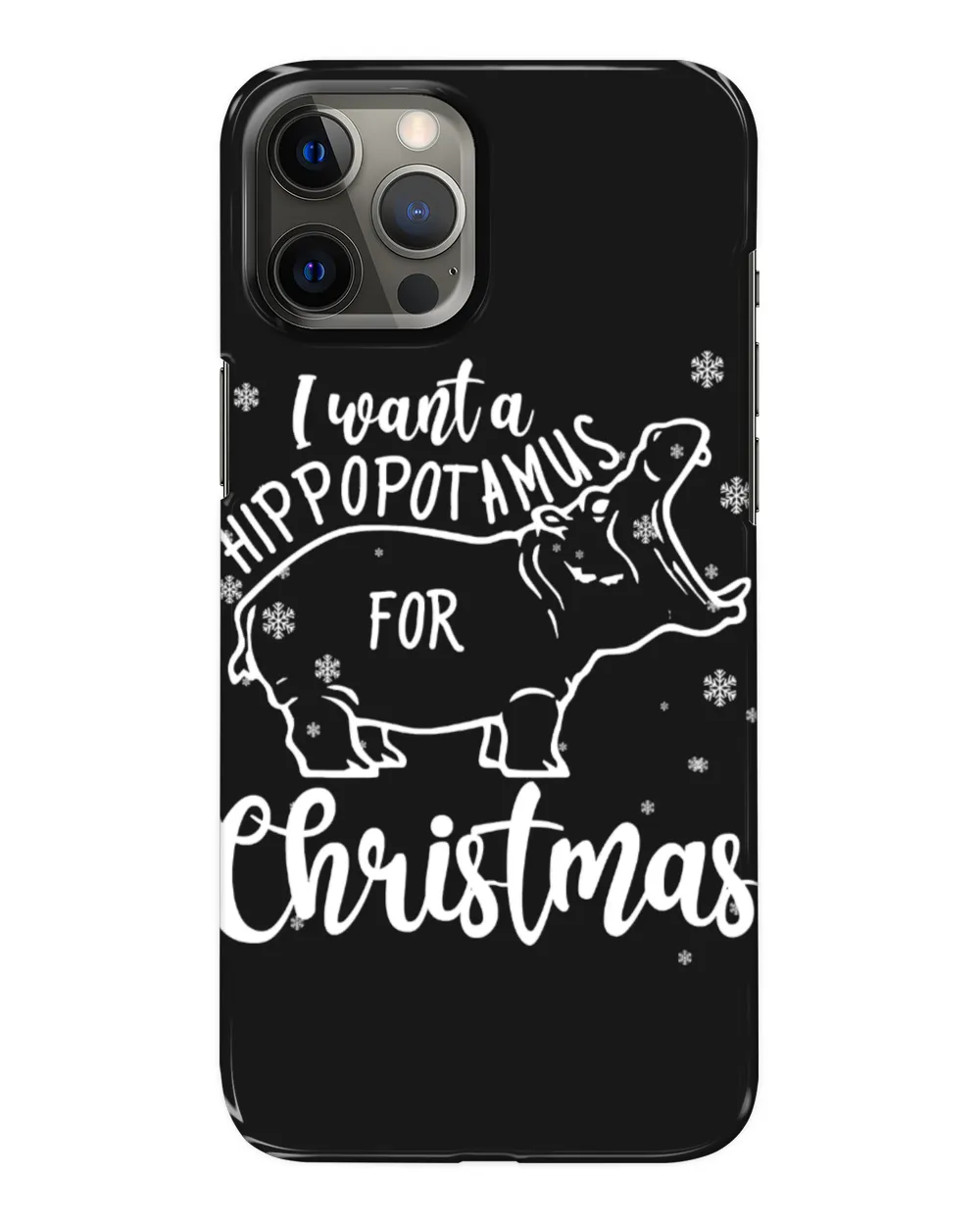 Hippopotamus I Want A Hippopotamus For Christmas Hippo Pajamas Xmas Tree 370 Hippo
