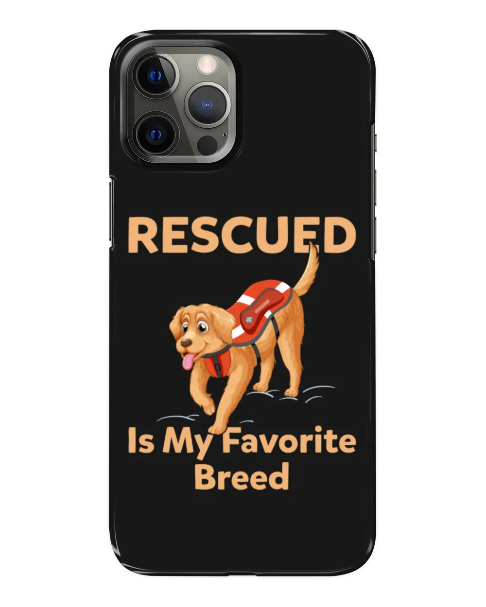 Rescued Is My Favorite Breed Personalized Grandpa Grandma Mom Sister For Dog Lovers