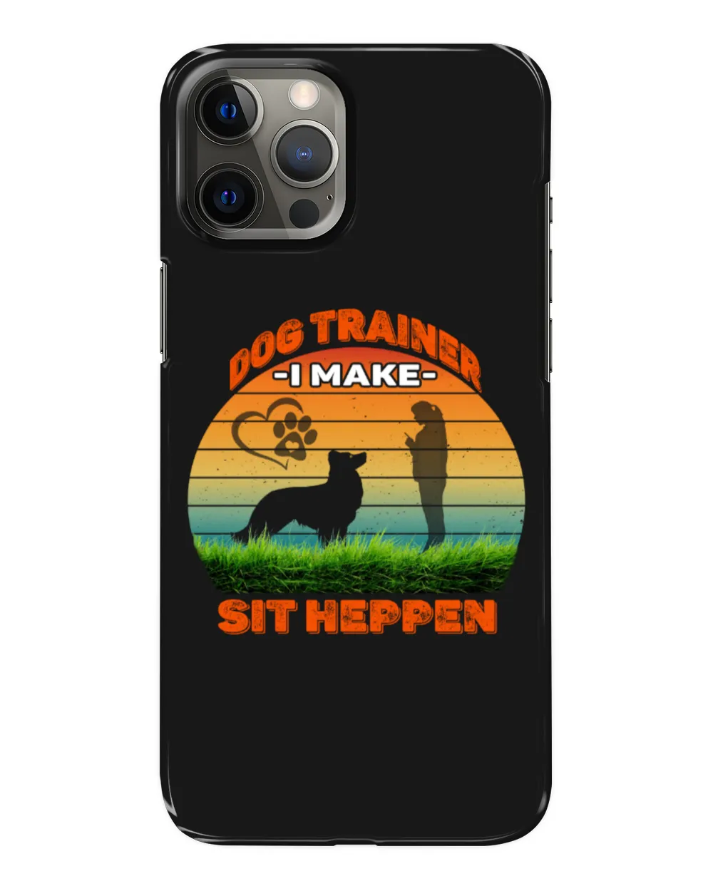 Samoyed Dog-Dog Trainer I Make Sit Heppen Personalized Grandpa Grandma Mom Sister For Dog Lovers