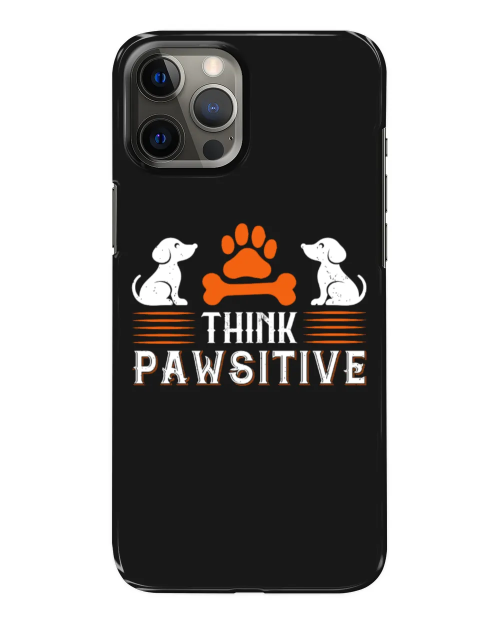 Think Pawsitive Dog Lover Personalized Grandpa Grandma Mom Sister