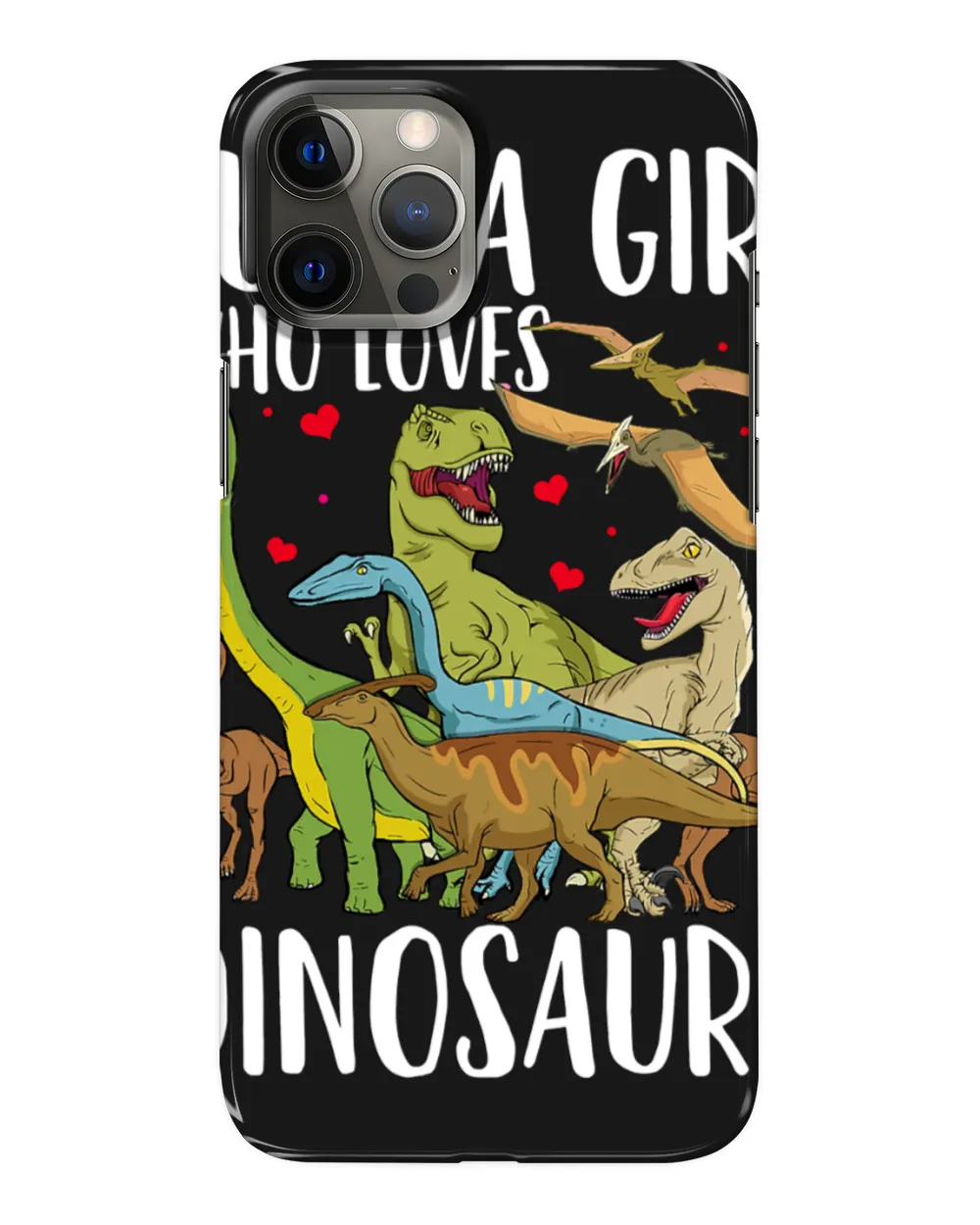 Dinosaur Just a Girl Who Loves Dinosaurs Brachiosaurus T-Shirt