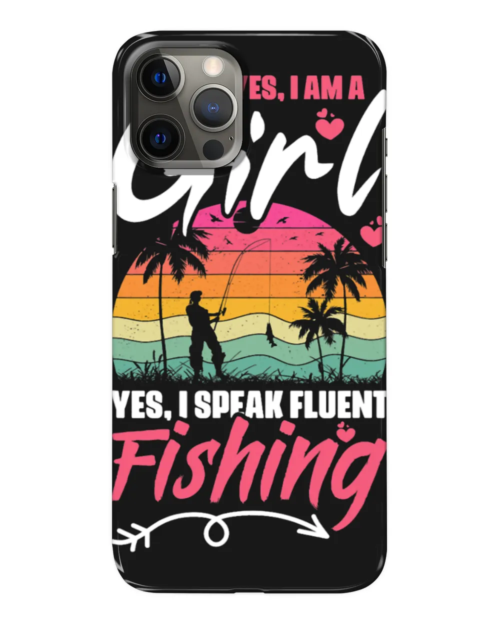Fishing I Speak Fluent Fishing Girl Angler Fisher Fish Fisherman Fisher