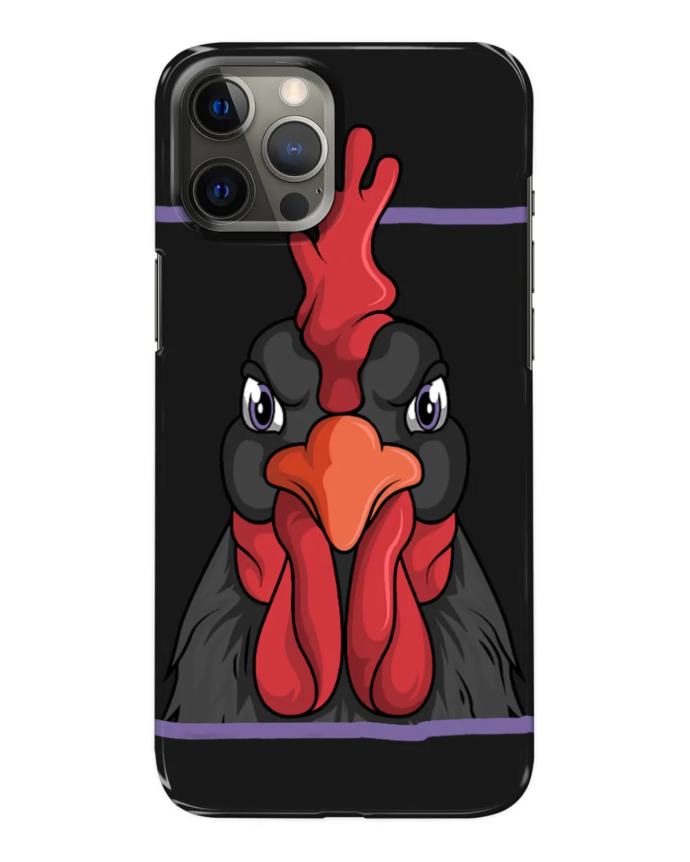Chicken Cute Gothic Kawaii Chicken Head Black Hen Halloween345 Chick