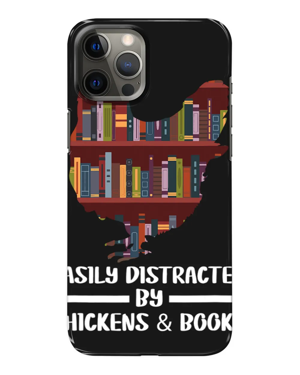 Chicken Easily Distracts By Chickens And Books Chick