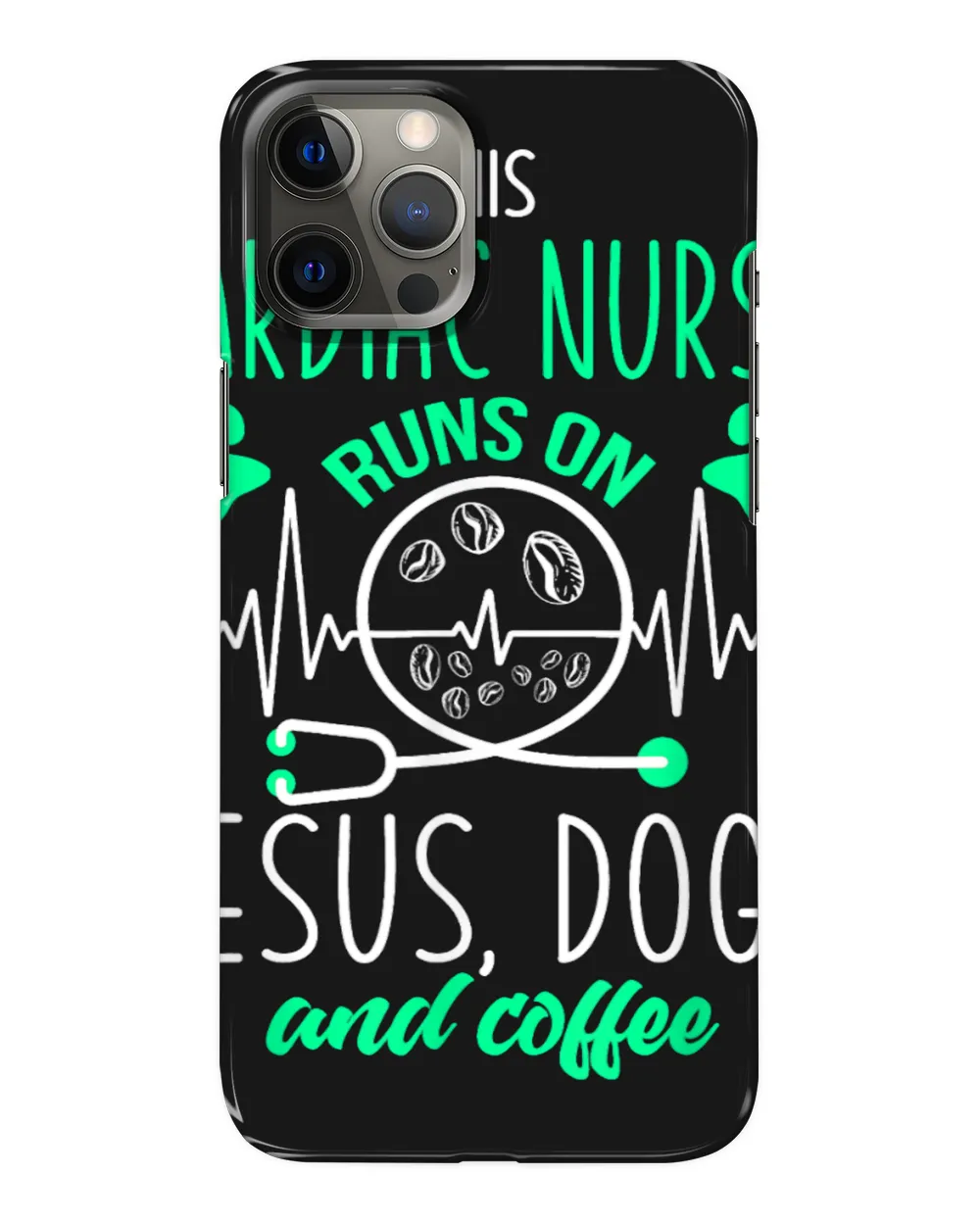Christian Cardiac Nurse Jesus Dogs Coffee Cathlab Nurse Christ