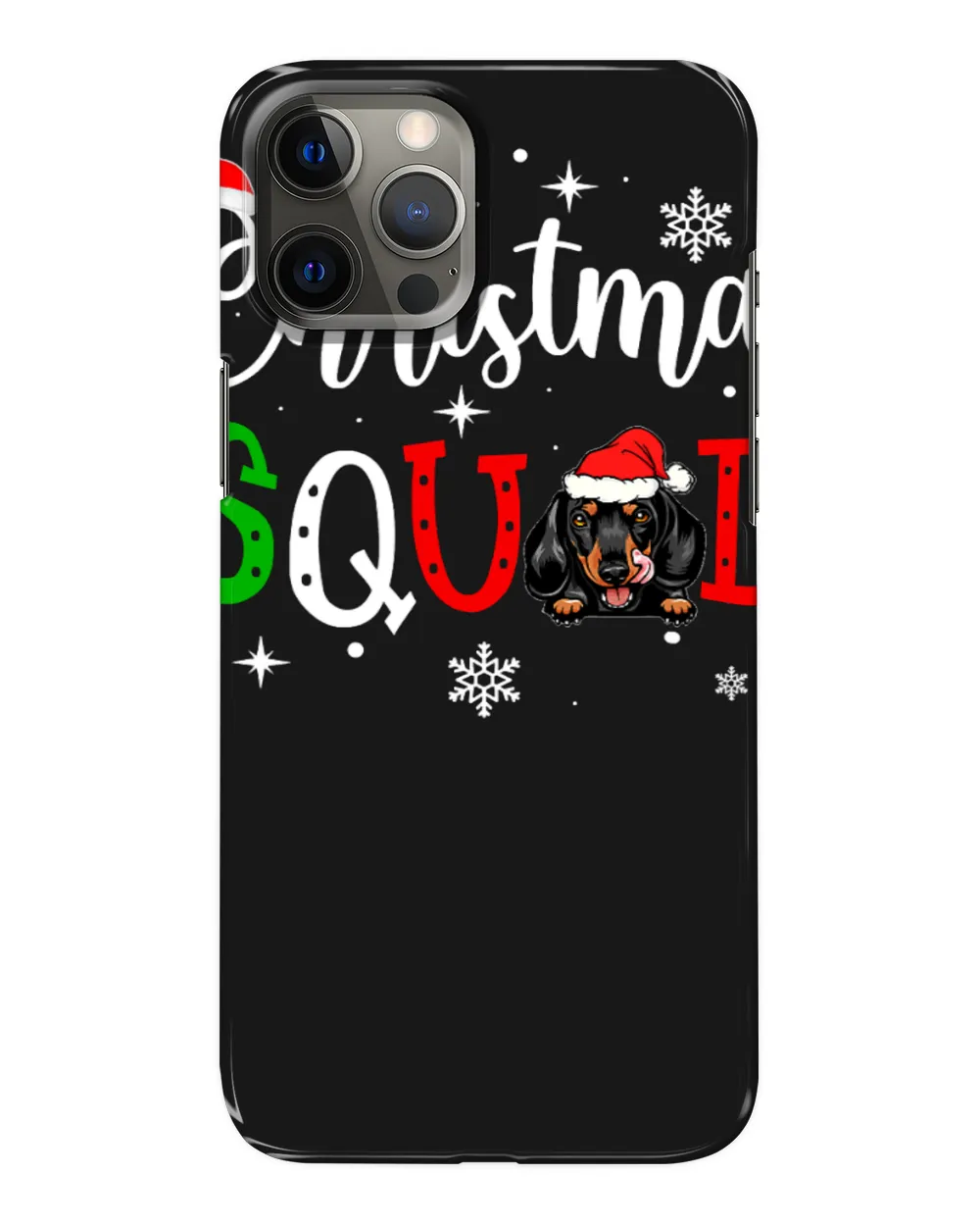 Wiener Funny Christmas Squad Family Matching Pajamas 107 Dachshund Doxie