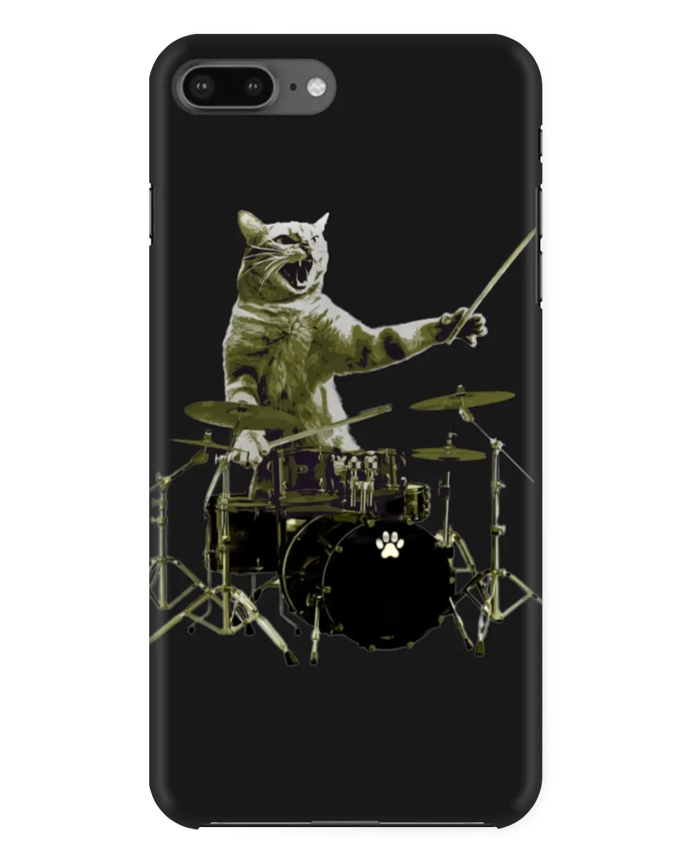 Cat with Drums