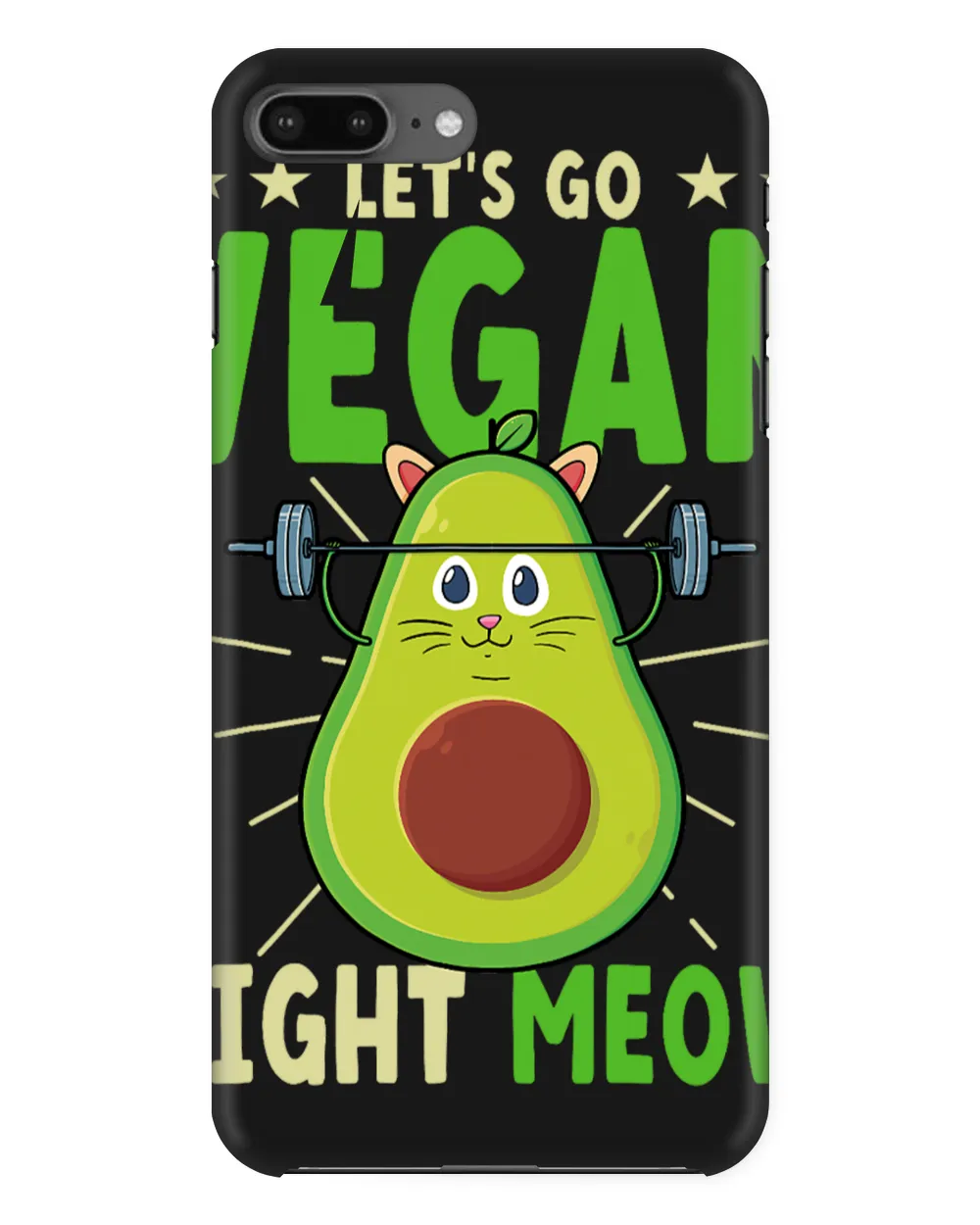Lets Go Vegan Right Meow Workout Cat Fitness Vegetarian