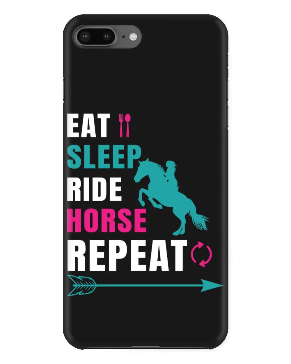 Horse Riding Eat Sleep Ride Horse Repeat2