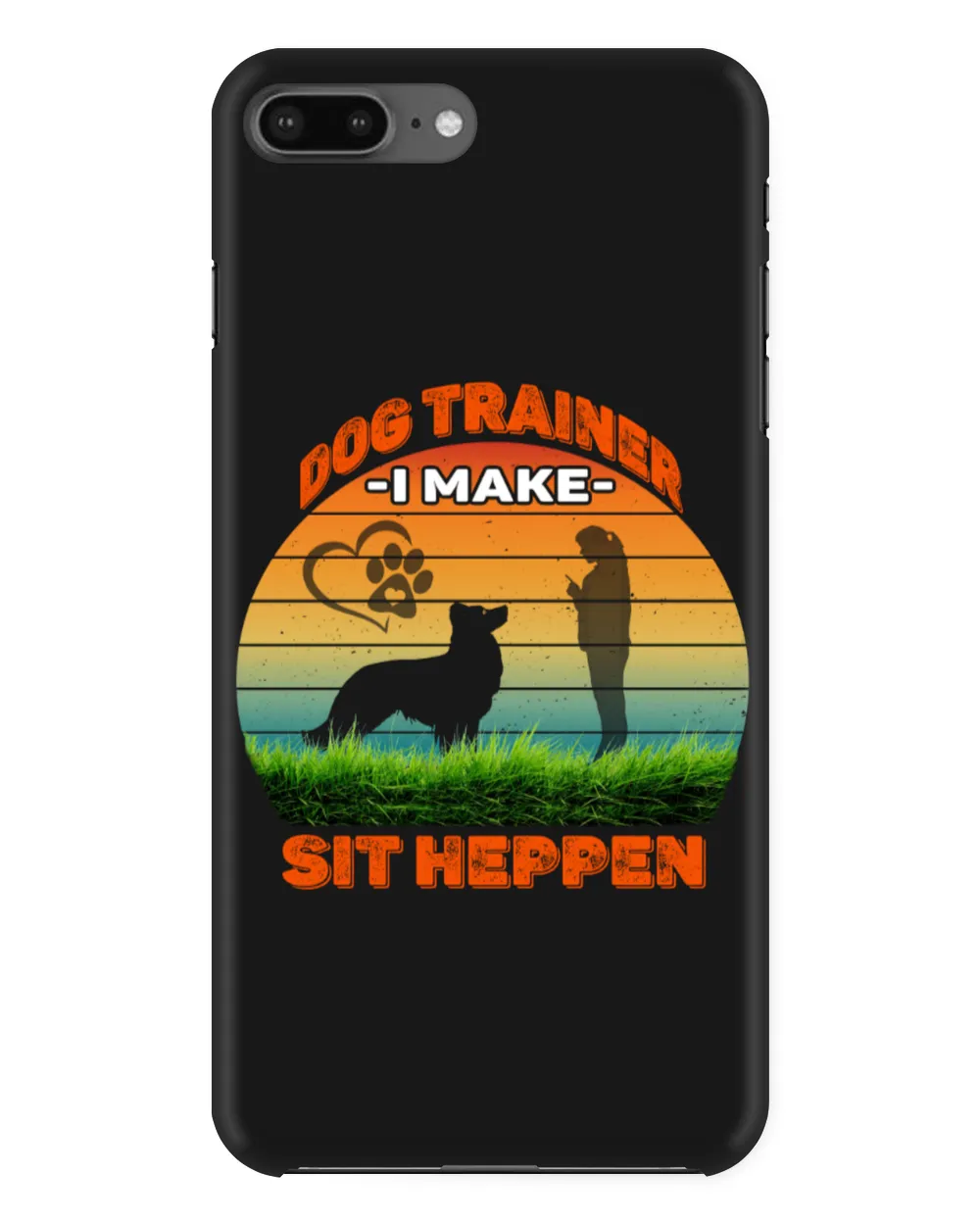 Samoyed Dog-Dog Trainer I Make Sit Heppen Personalized Grandpa Grandma Mom Sister For Dog Lovers
