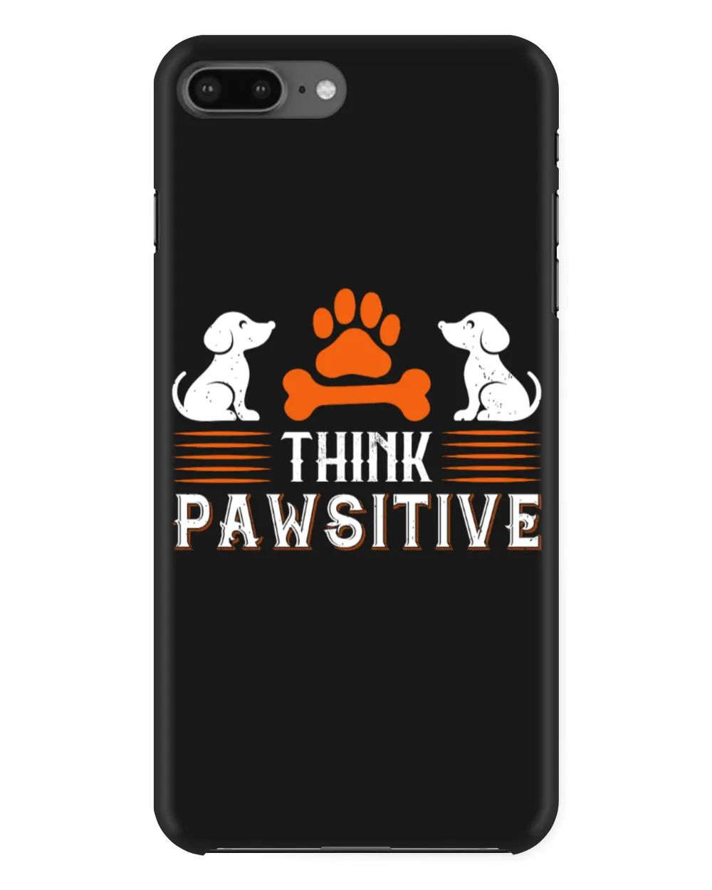 Think Pawsitive Dog Lover Personalized Grandpa Grandma Mom Sister