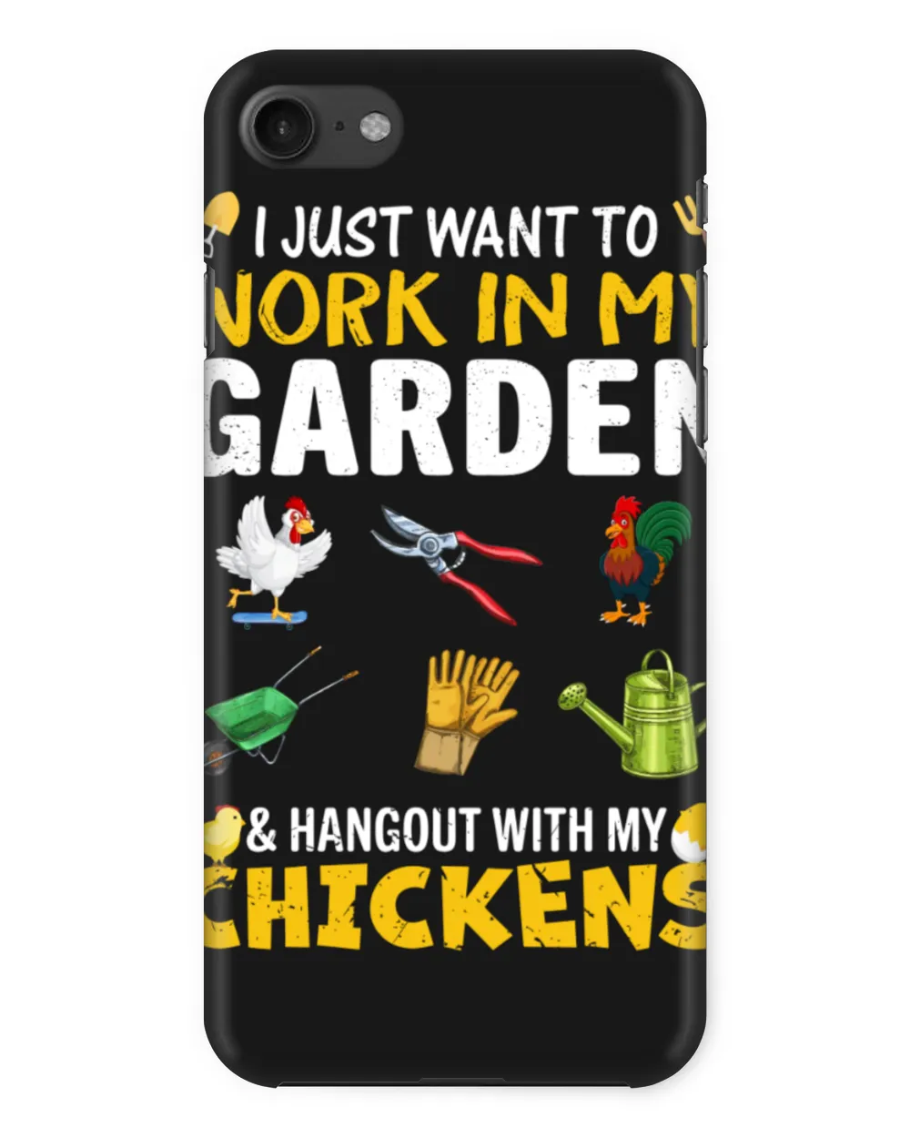 I Just Want To Work In My Garden And Hang Out With My Chickens Plant
