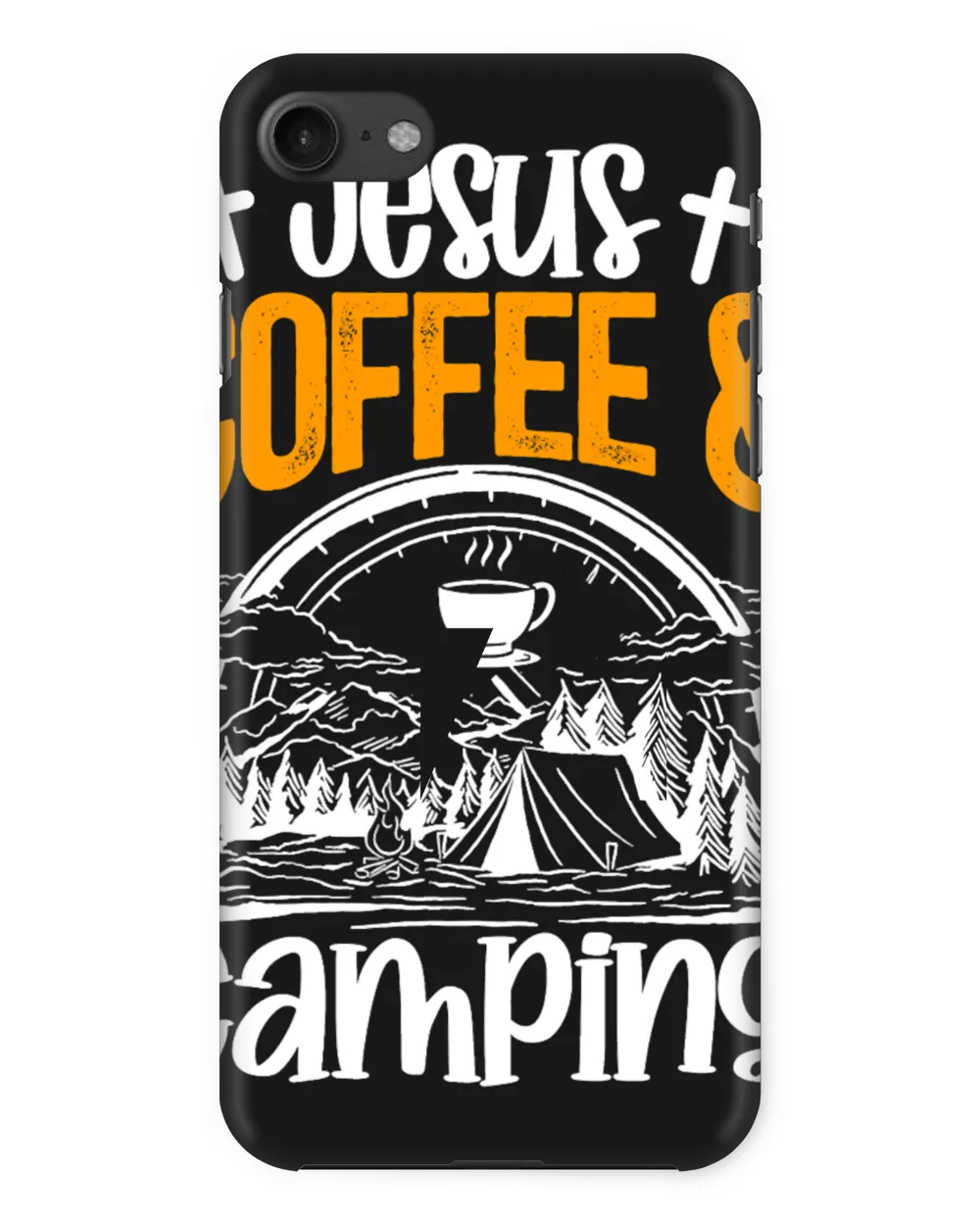 Christian Jesus Coffee And Camping Nature Camper Stargazing310 Christ